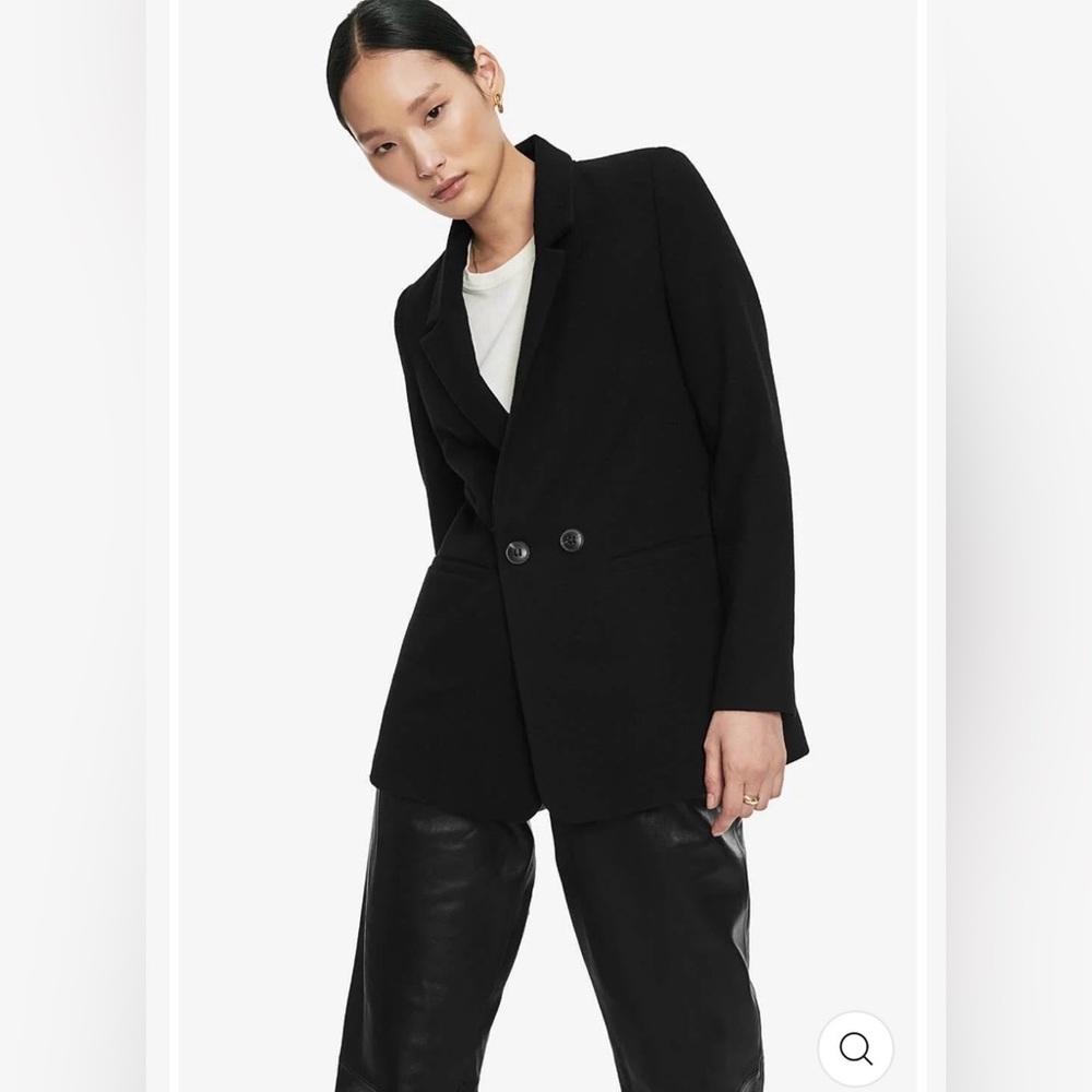 Anine Bing Madeleine Blazer in Black